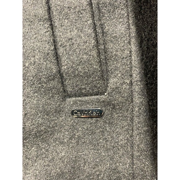 Calvin Klein Coat Men’s M Black Mid Length Wool Blend Lined Business Classic - Picture 9 of 14